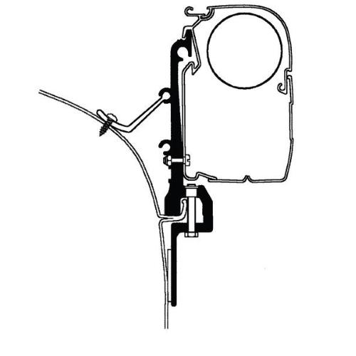 STAFFE PER THULE ADAPTER 4900/4200/5200/3200 MB SPRINTER VAN