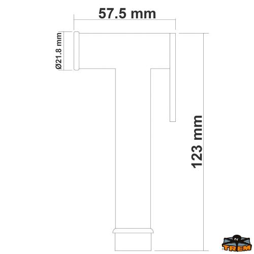 DOCCETTA RICAMBIO IN OTTONE CROMATO