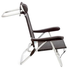 SPIAGGINA IN ALLUMINIO RECLINABILE SIREN 0404152N