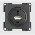 PRESA USB SINGOLA GRIGIO MPUSB/G