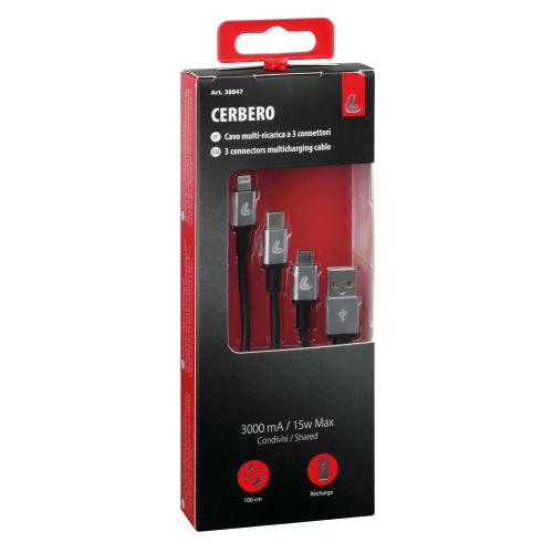 CAVO RICARICA CON 3 CONNETTORI