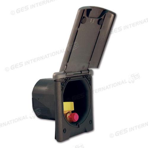 PRESA ESTERNA GAS CON COPERCHIO GRIGIO SCURO