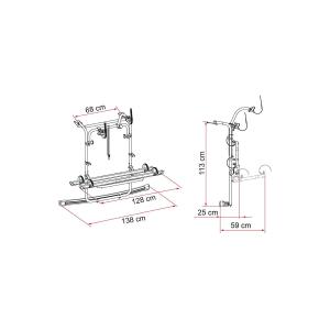 PORTABICI CARRY-BIKE VW CADDY MAXI DAL 2016 AL 2020 02096-24-