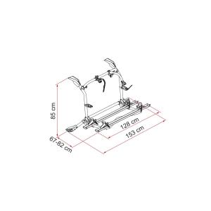 PORTABICI CARRY-BIKE VW T6 PRO DEEP BLACK 02094C08A