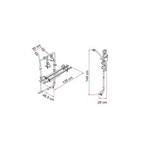 PORTABICI CARRY-BIKE VW T5D/ T6D 02096-79-