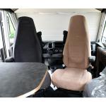 COPRISEDILI FODERE IN TESSUTO MOD. VENUS "E" BEIGE COPPIA SEDILI INTEGRALI CON CINTURA INTEGRATA