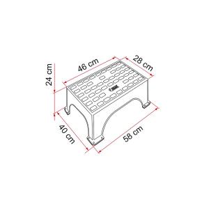 GRADINO PLASTICO STEP MAGNUM 04630-01-
