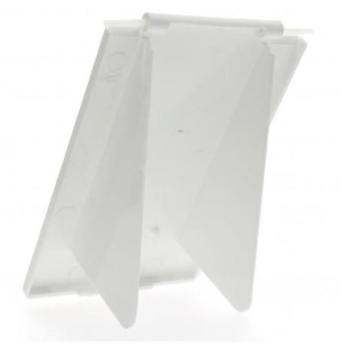 FESTE STECKDOSE 230V, LOCH 135X70MM, NUR WEIßE ABDECKUNG