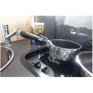 SET DI 2 PADELLE IN ACCIAIO 16 E 17CM