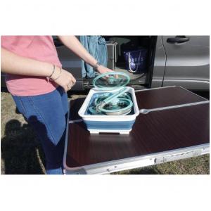 VASCHETTA BACINELLA PIEGHEVOLE IN SILICONE 37X27X12CM