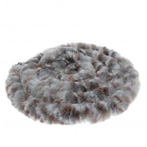 TENDA IN CINIGLIA MARRONE/BIANCO/GRIGIO 56X200CM