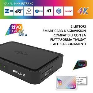 DECODER TIVUSAT DIGIQUEST 4K UHD Q90