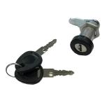 SERRATURA IN METALLO PER PORTELLONE NERA 38MM