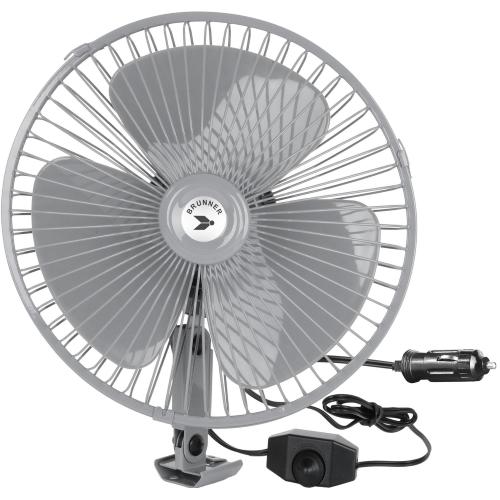 VENTILATORE ORIENTABILE A 12V CON PINZA MISTRAL 0716020N