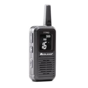 RICETRASMETTITORE PMR 446/LPD PORTATILE MIDLAND 777 PRO 2 RADIO