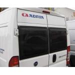 FINESTRA A COMPASSO F30 SERIGRAFIA NERA PER PORTELLONI DUCATO DAL 2006 F30 540X465N