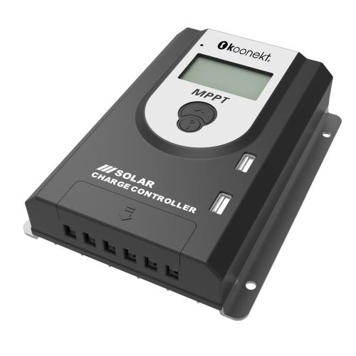 REGOLATORE PER PANNELLO SOLARE MPPT 10A CON DISPLAY