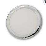 PLAFONIERA TONDA LED 217MM CROMATA SENZA INTERRUTTORE 3000K