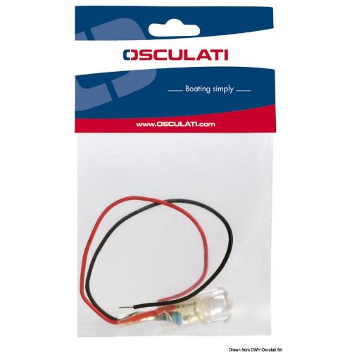 LUCE DI CORTESIA SEGNAPASSI AD INCASSO BLU 