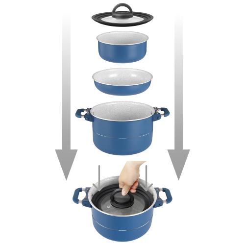 Set 8 Cucchiai Dosatori Magnetici In Acciaio Inox: Misurini Da Cucina Con Forti Magneti N45, Adatti A Barattoli Di Spezie