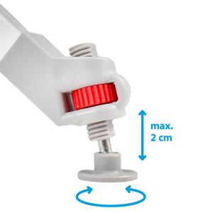 TAVOLO ALLUMINIO PIEGHEVOLE SILVER GAP LESS 6P 140 X 81 0406077N