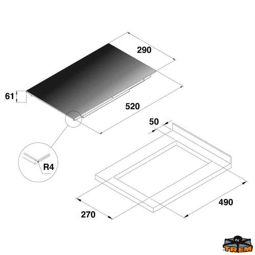 PIANO COTTURA ELETTRICO A INDUZIONE CON 2 PIASTRE 1200+1600W
