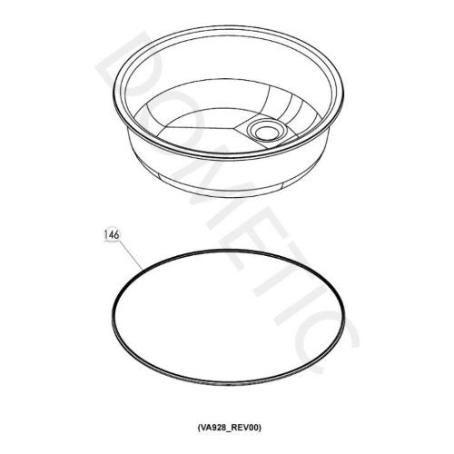 GUARNIZIONE PER LAVELLO INOX TONDO VA928