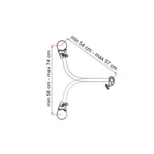 BRACCETTO PER CARRY-BIKE BIKE BLOCK PRO S 4 DEEP BLACK 08831C01A  RESTYLING