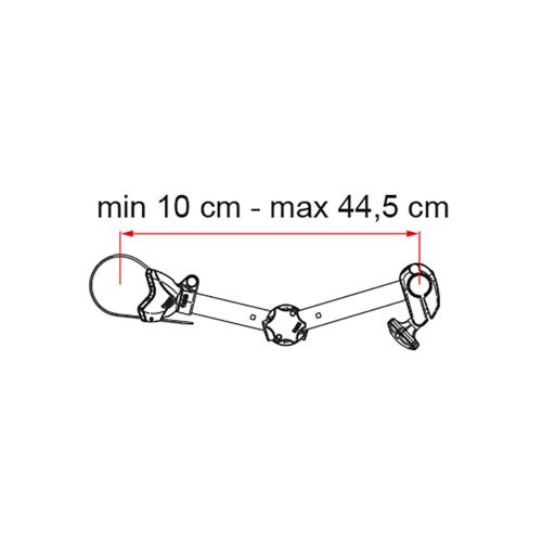 BRACCETTO PER CARRY-BIKE BIKE BLOCK PRO S D1 DEEP BLACK 08831D01A RESTYLING