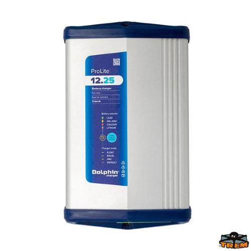 CARICA BATTERIE AUTOMATICO 25A PER 3 BANCHI DOLPHINE PROLITE IP22
