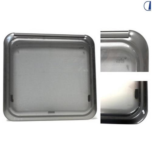 FINESTRA A COMPASSO F24 SERIGRAFIA GRIGIA OPAL F24 500X550SOP