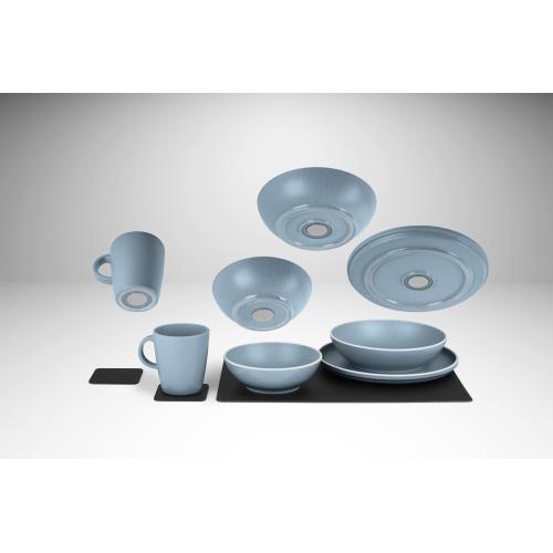 SET DI STOVIGLIE MAGNETICHE SILWY DOLOMIT 11PZ BLU 0842050N.C28