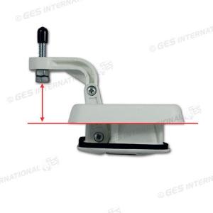 SERRATURA COMPLETA PER PORTELLONE A COMPRESSIONE OPERA BIANCA