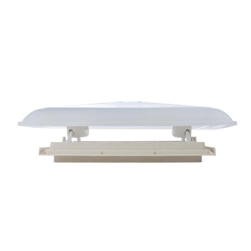 OBLO' MPK 40X40 GRIGIO CON OSCURANTE E ZANZARIERA CUPOLA TRASLUCIDA