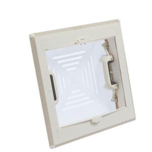 OBLO' MPK 40X40 GRIGIO CON OSCURANTE E ZANZARIERA CUPOLA TRASLUCIDA