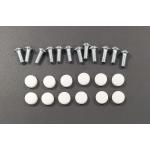 TAPPINO COPRI VITE + VITE PER FINESTRA INTEGRALE CARBEST CONF.12PZ