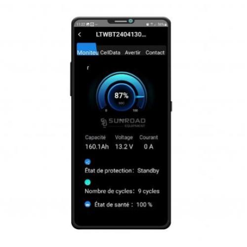 BATTERIA LITIO LiFePo4 PER SERVIZI 100A KL5 CON BMS INTEGRATO E CONNESSIONE BLUETOOTH