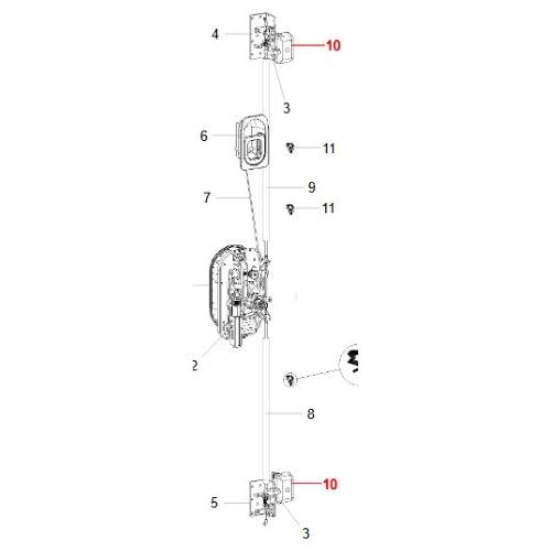 KIT COVER BOCCHETTA SERRATURA MC LOUIS