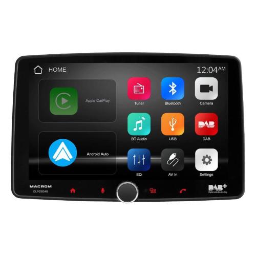 AUTORADIO MULTIMEDIALE CON NAVIGATORE 1DIN DL903DAB + ANTENNA DAB + CABLAGGIO PLUG & PLAY CON COMANDI AL VOLANTE +  ADATTATORE DUCATO 8 DAL 2021
