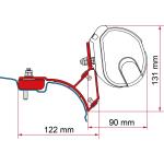 STAFFE PER F35 NEW ADAPTER DEEP BLACK VW T5/T6 MULTIVAN/TRANSPORTER 98655R004
