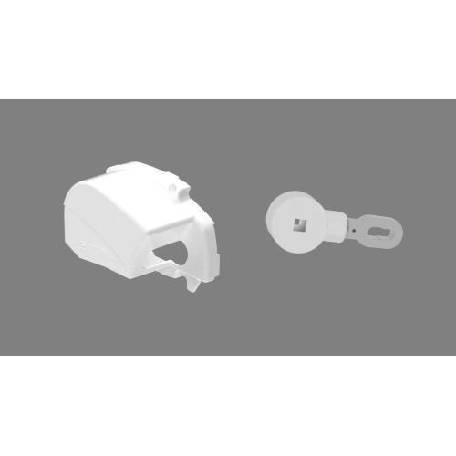KIT ARGANELLO + CUFFIA PER TENDALINO F80 S POLAR WHITE 98673-462