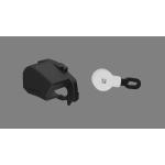 KIT ARGANELLO + CUFFIA PER TENDALINO F80 S DEEP BLACK 98673H462