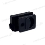 SERRATURA PER PORTELLONE NERA KUBUS 24/35MM