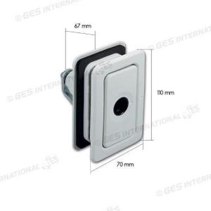 SERRATURA PORTELLONE QUADRO BIANCA PER ROTORI ZADI/STS