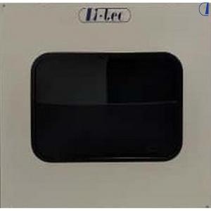 FINESTRA A COMPASSO NERA CURVA D-TEC 700X510 COMPLETA DI OSCURANTE ZANZARIERA