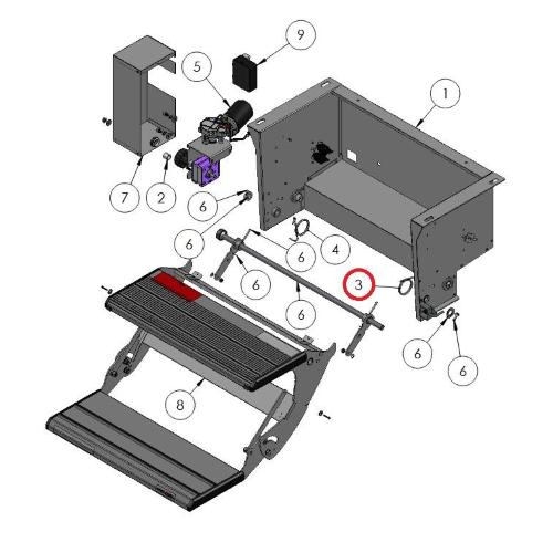 MOLLA DX PER GRADINO DOPPIO 424802 