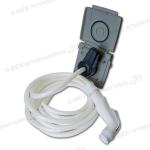 PRESA ESTERNA ACQUA CON MISCELATORE TUBO 200MM ATT. JHON GUEST 12MM GRIGIA