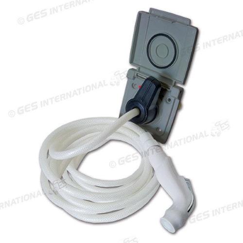 PRESA ESTERNA ACQUA CON MISCELATORE TUBO 200MM ATT. JHON GUEST 12MM GRIGIA