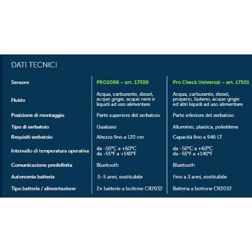 INDICATORE DI LIVELLO INFERIORE SENZA FILI UNIVERSALE MOPEKA