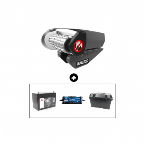 MOVIMENTATORE MOVER ENDURO EM315 AVVICINAMENTO ELETTRICO KIT + BATTERIA AGM 100A + CARICA BATTERIA 3.5A + CASSETTA